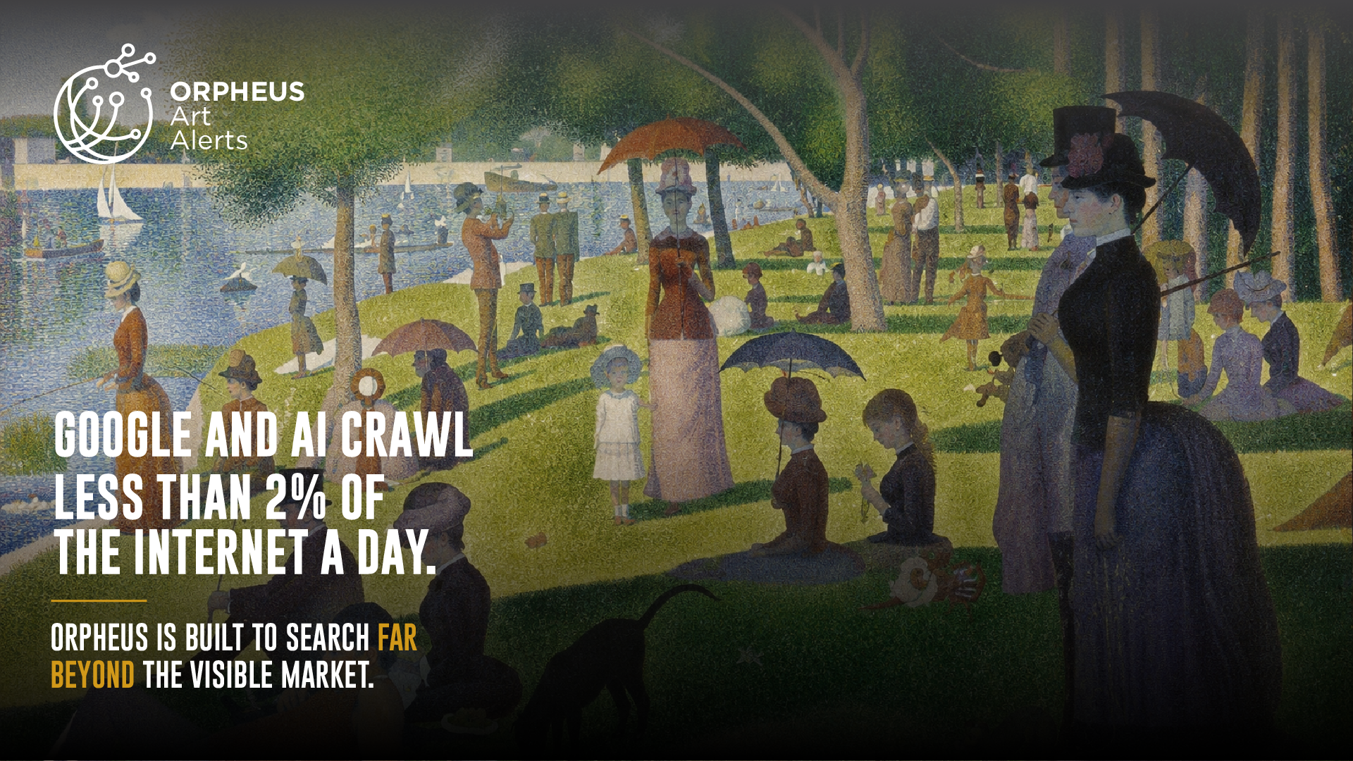 Website Hero Banners for Orpheus Art Alerts